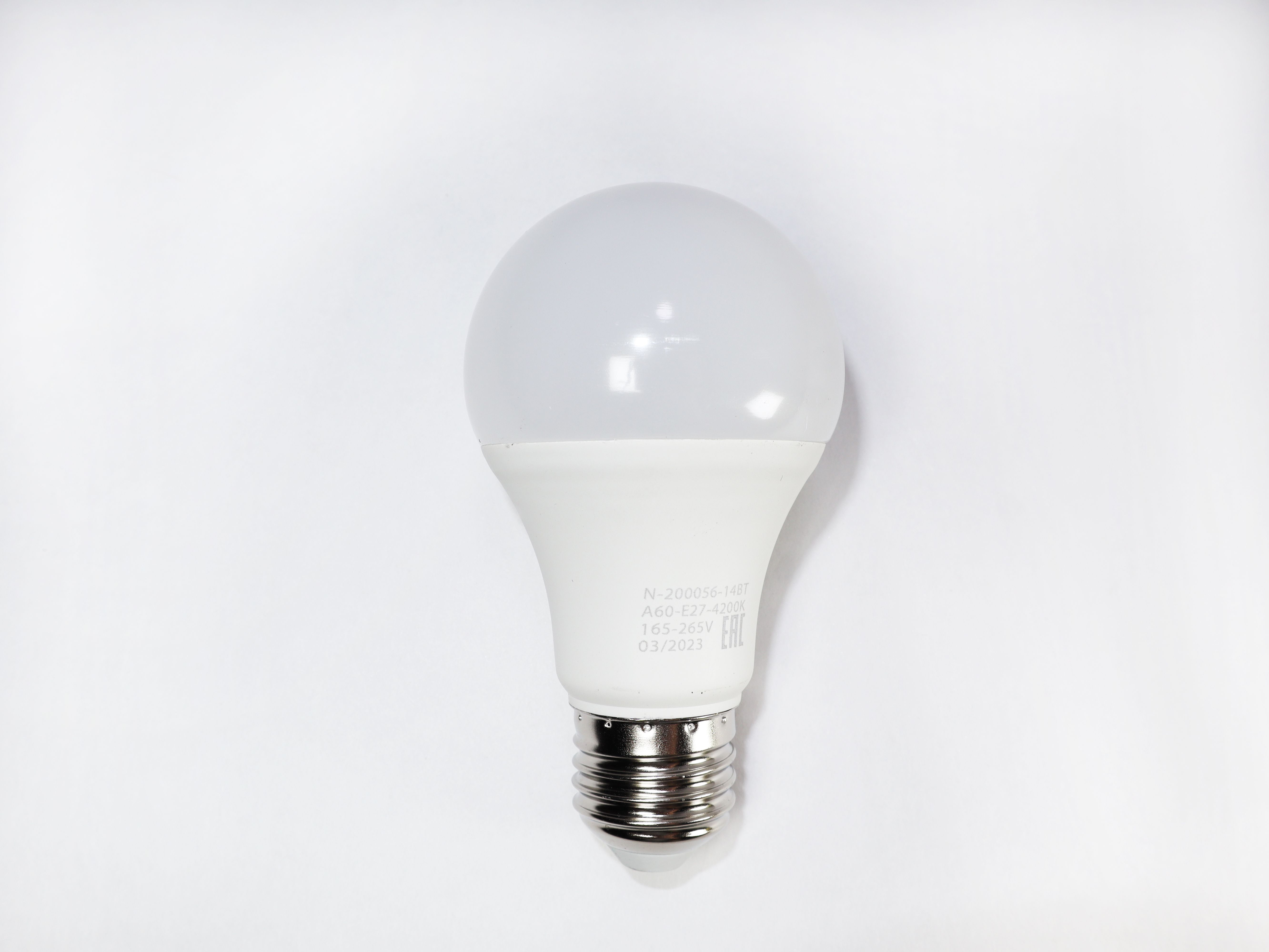 Изображение товара Светодиодная лампа N-200056 14Вт 4200К Е27 А60 165-265V