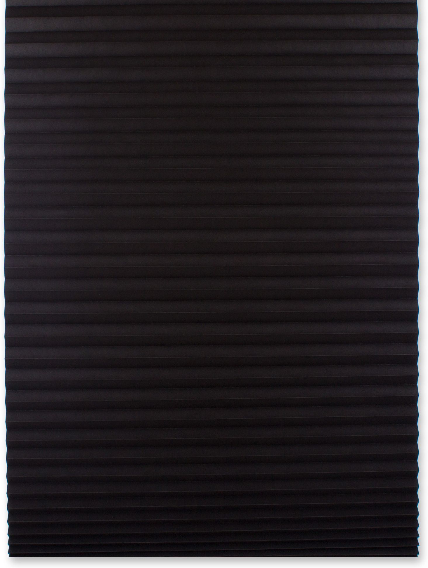 Изображение товара Жалюзи горизонтальные плиссе черные для окон, монтаж без сверления