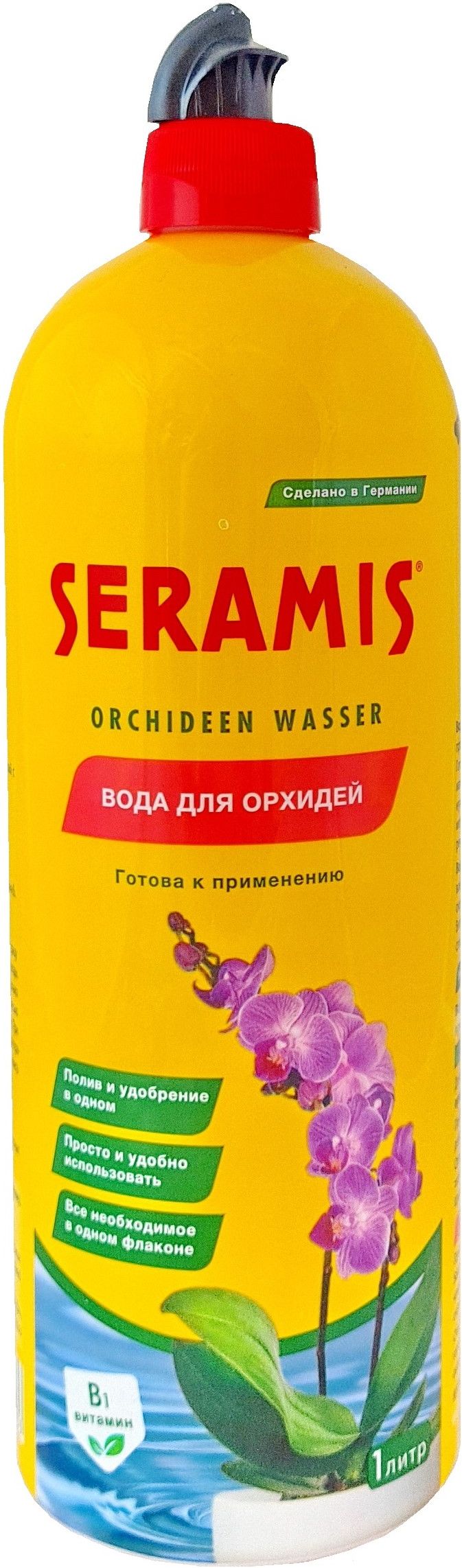 Изображение товара Вода для полива орхидей с удобрением. Готовый продукт. 1000 мл