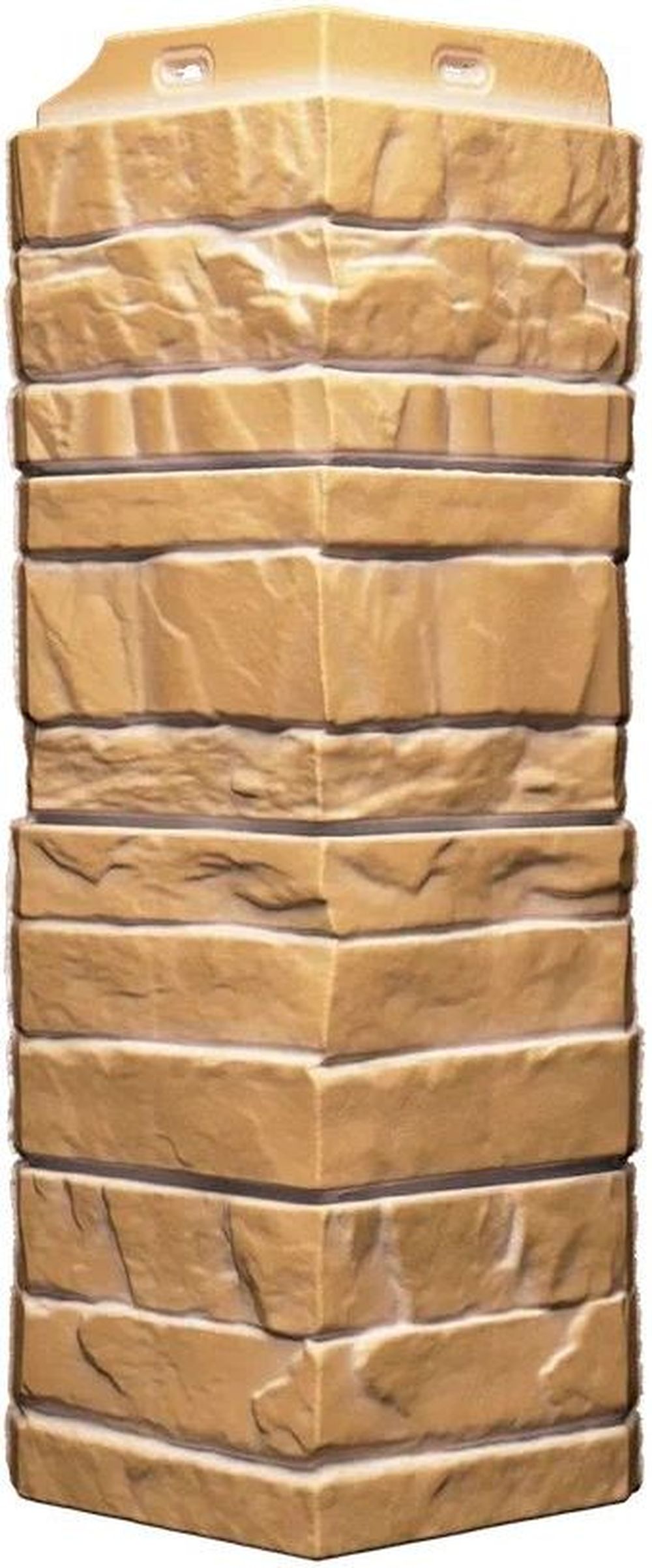 Изображение товара Угол ROCKY Docke LUX Пекан внешняя отделка камень бежевый 50 лет гарантия