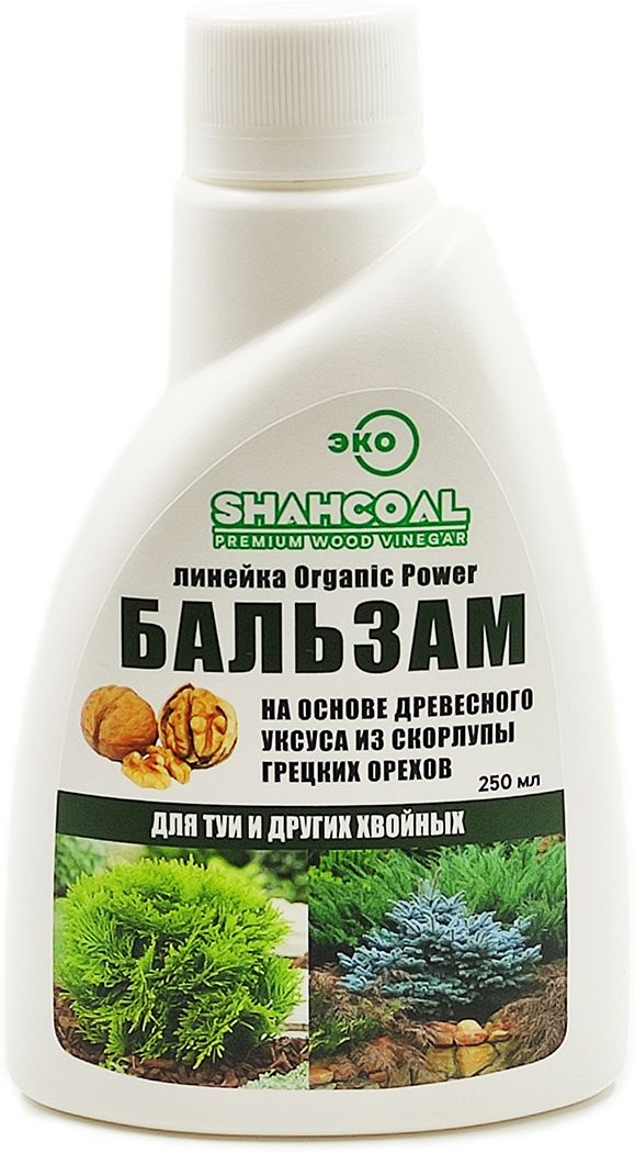 Изображение товара БАЛЬЗАМ ДЛЯ ТУИ И ДРУГИХ ХВОЙНЫХ SHAHCOAL 0,25Л