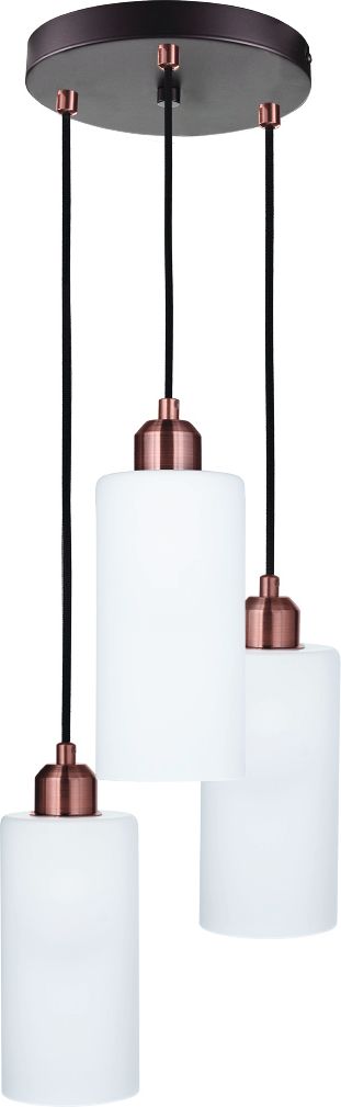 Изображение товара Подвесной светильник 33 идеи черный/медь 3xЕ27 75 Вт классический дизайн