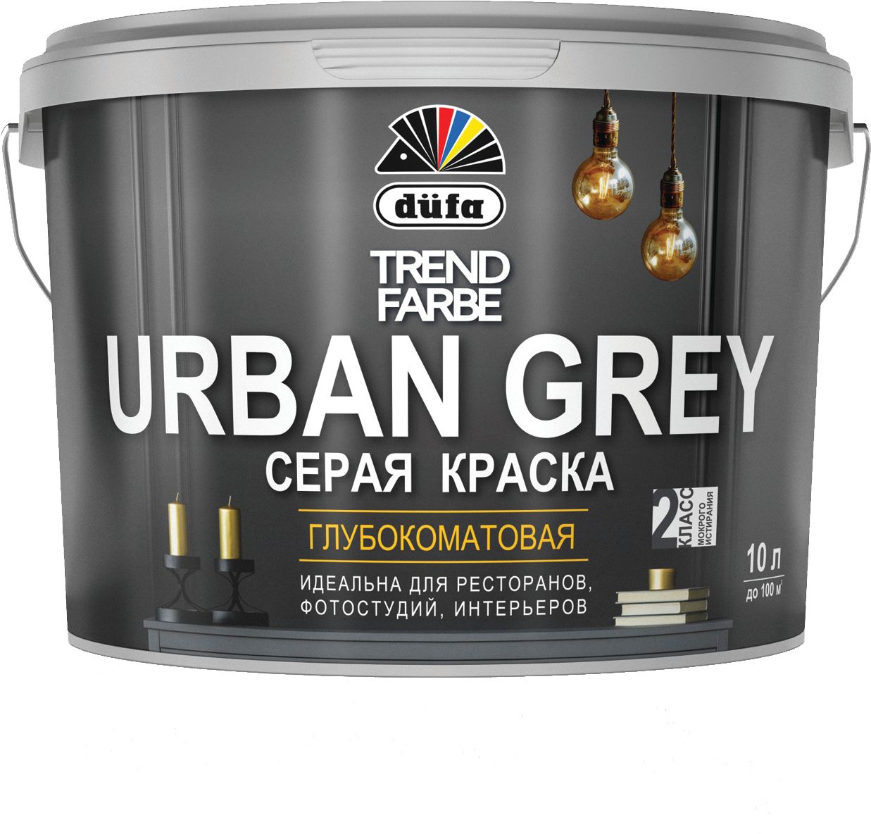 Изображение товара Dufa ВД краска TREND FARBE URBAN GREY 10л