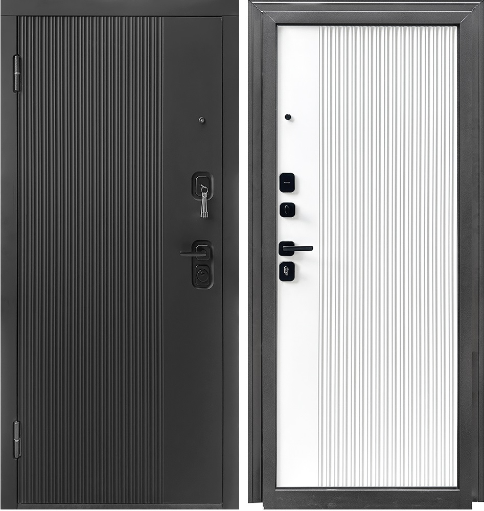 Изображение товара Дверь металлическая Спарта софт белый 960х2050 левая