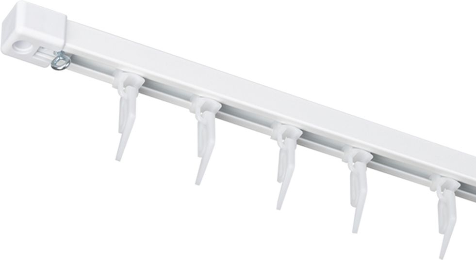 Изображение товара Карниз алюминиевый потолочный katal5 белый 200 см для штор