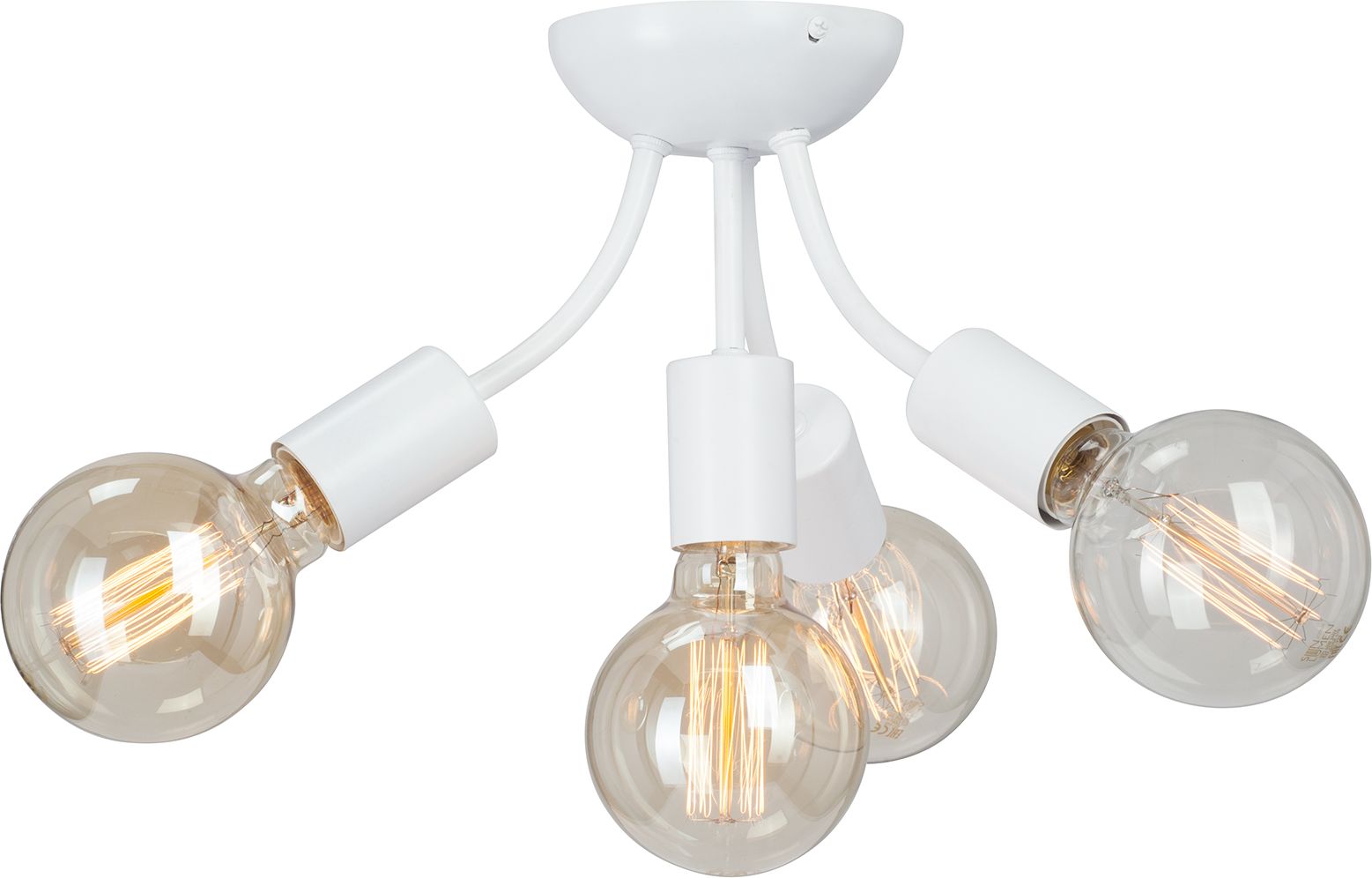 Изображение товара Потолочная люстра Vitaluce V3927-0/4PL белая 4хE27 40W Лофт стиль