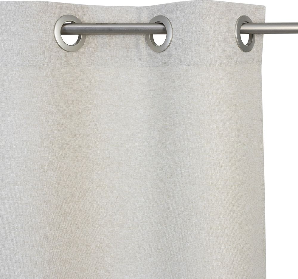 Изображение товара Штора на люверсах "шенил" кремовый 200 х 270 см