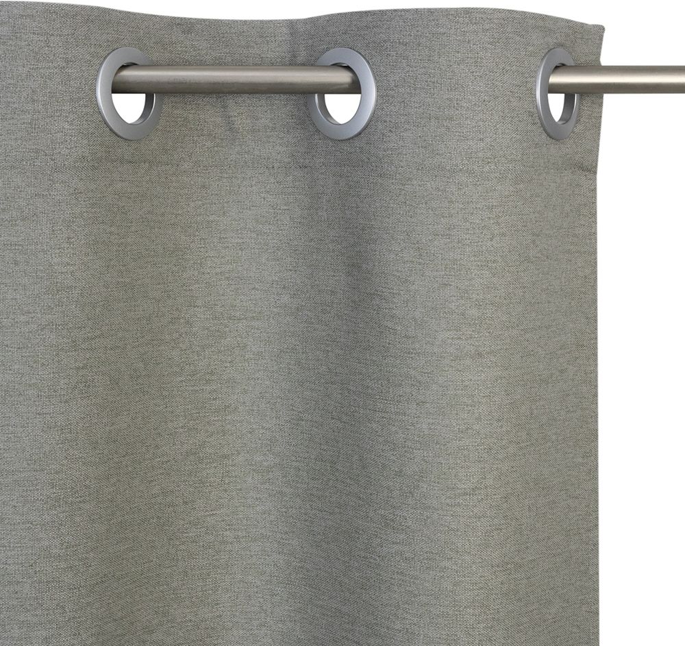 Изображение товара Штора на люверсах шенил серый 200 х 270 см от Эскар
