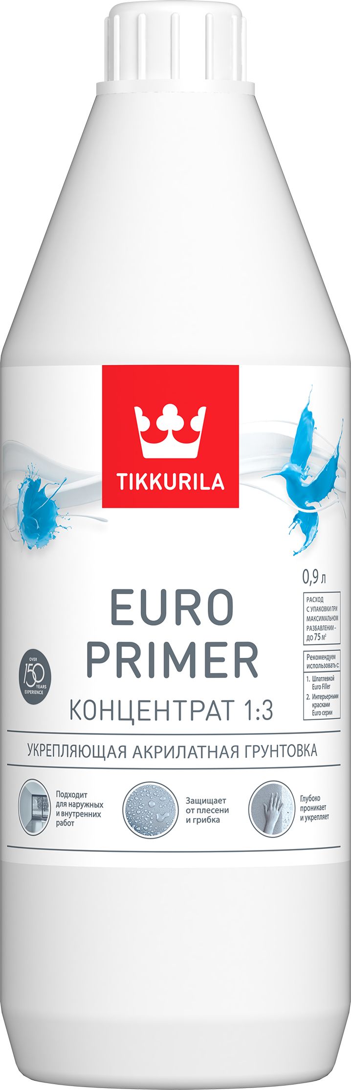 Изображение товара Грунтовка Tikkurila/Tikkivala EURO PRIMER 0,9л