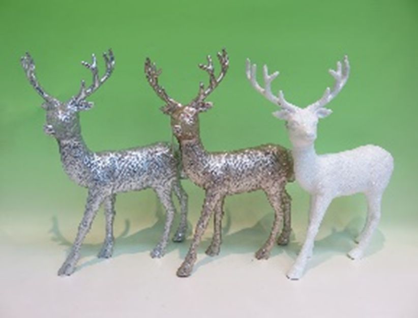 Изображение товара Новогоднее украшение, Олень 30 см