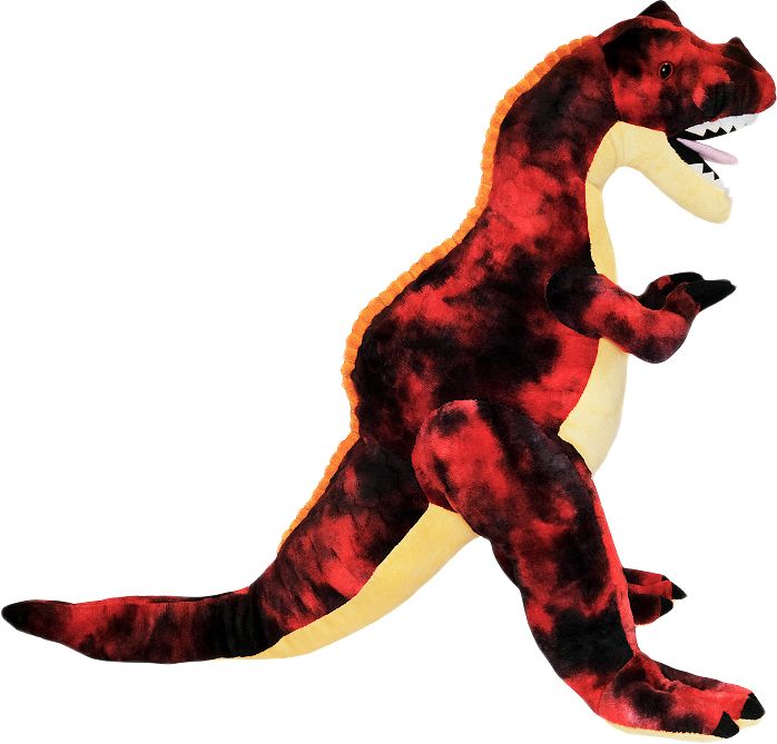 Изображение товара Мягкая игрушка Динозавр Тираннозавр 71 см красная плюшевый динозавр для детей и коллекционеров