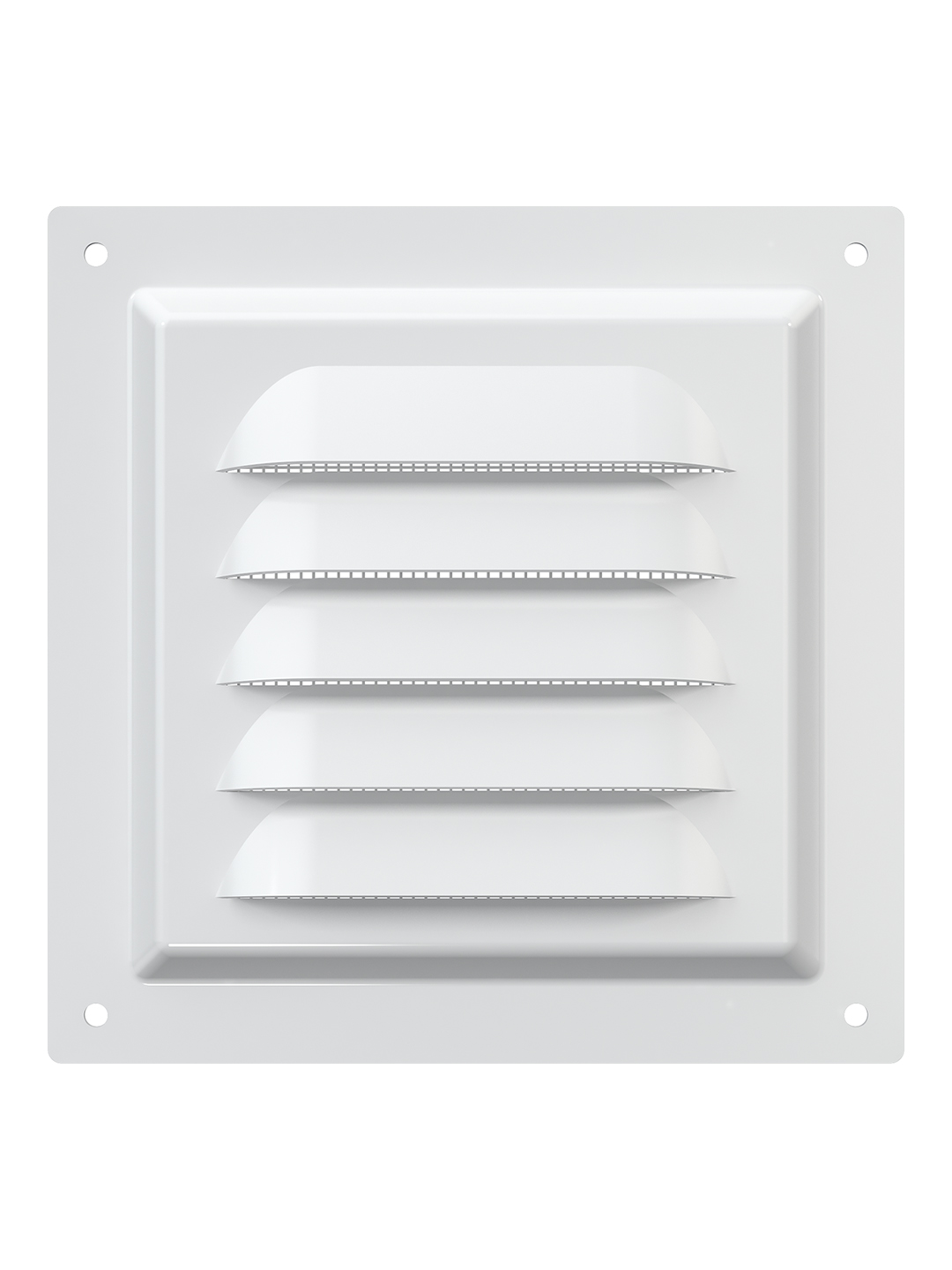 Изображение товара Решетка вытяжная ERA 1212МЭ сталь 125x125 мм белый