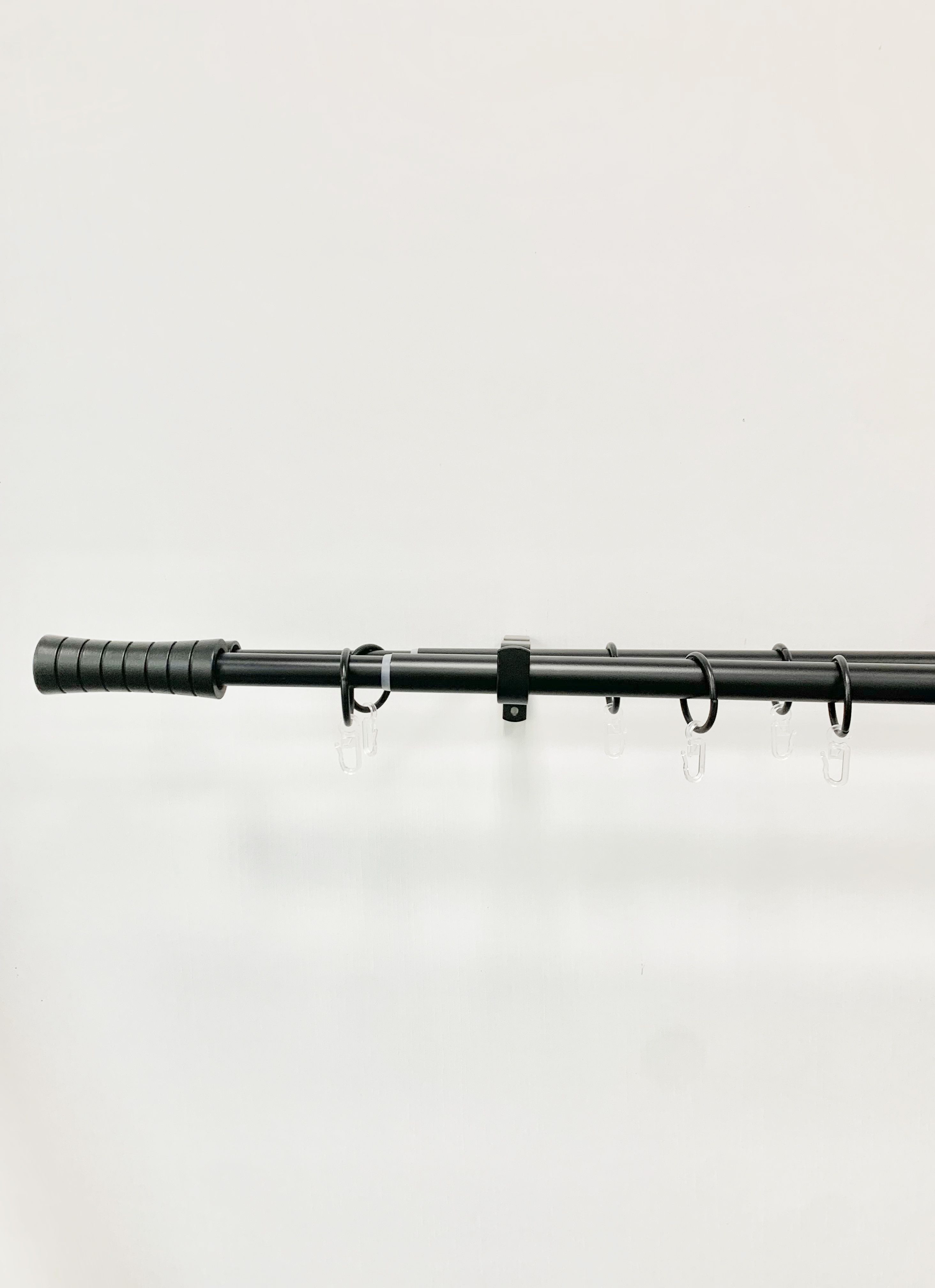 Изображение товара Двухрядный карниз симпл в бронзовом цвете для гостиной 2 ряда телескопический