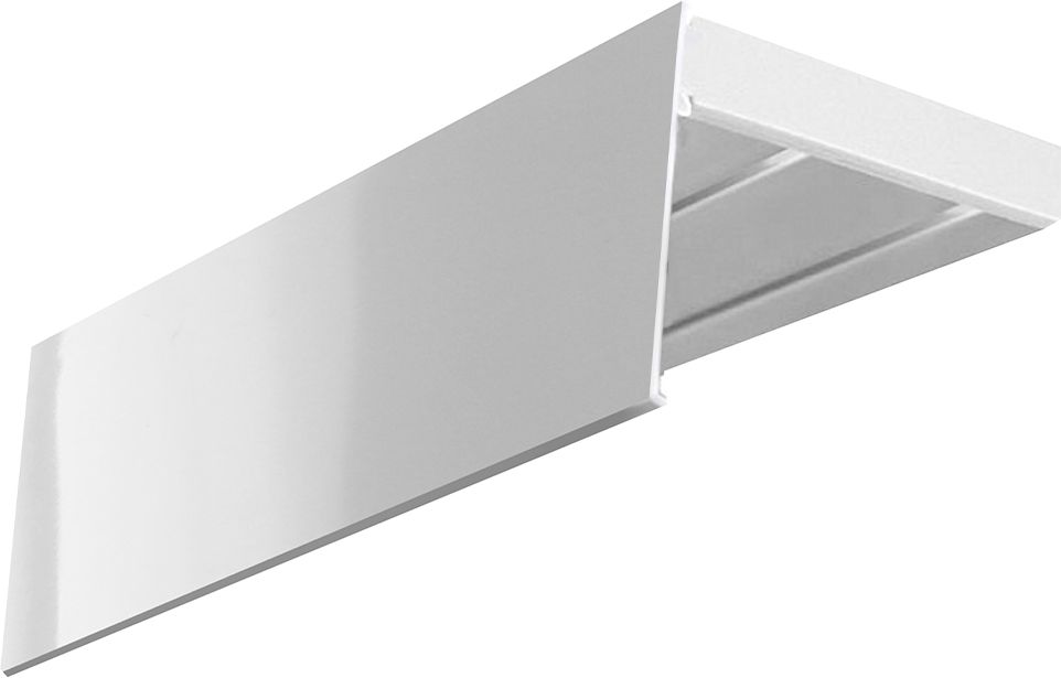 Изображение товара Карниз 2-х рядный эскар белый глянец 300 см для штор и драпировок