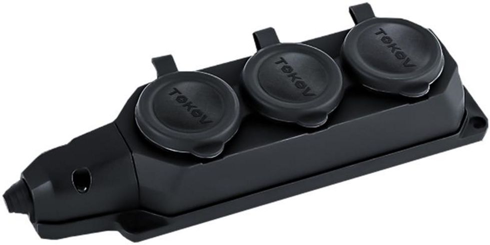 Изображение товара Колодка удлинителя 3 розетки 16А заземление IP44 TOKOV ELECTRIC TKE-C05-KK3-Z