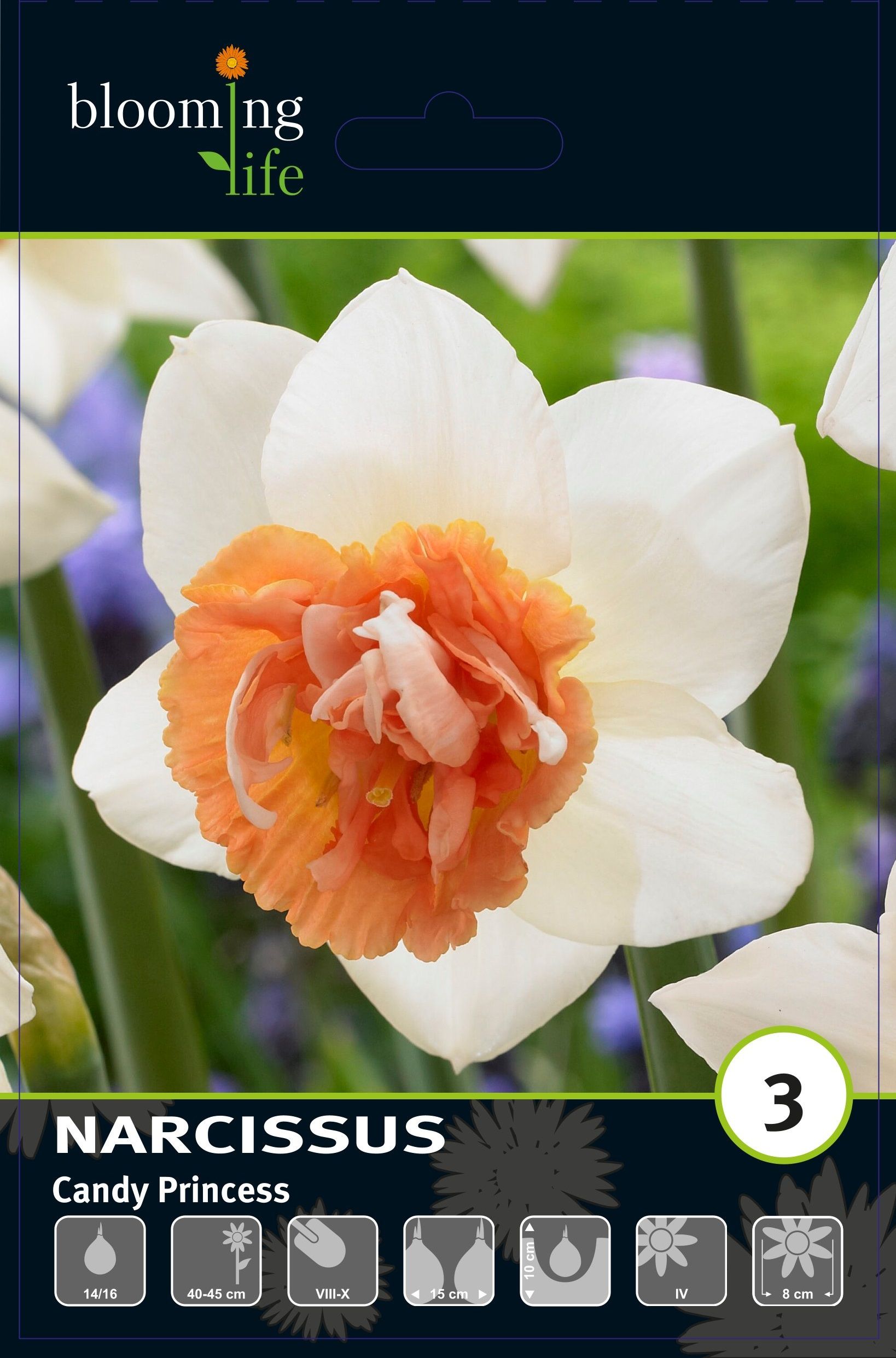 Изображение товара Нарцисс махровый Кенди Принцесс 3 шт - великолепное растение для сада