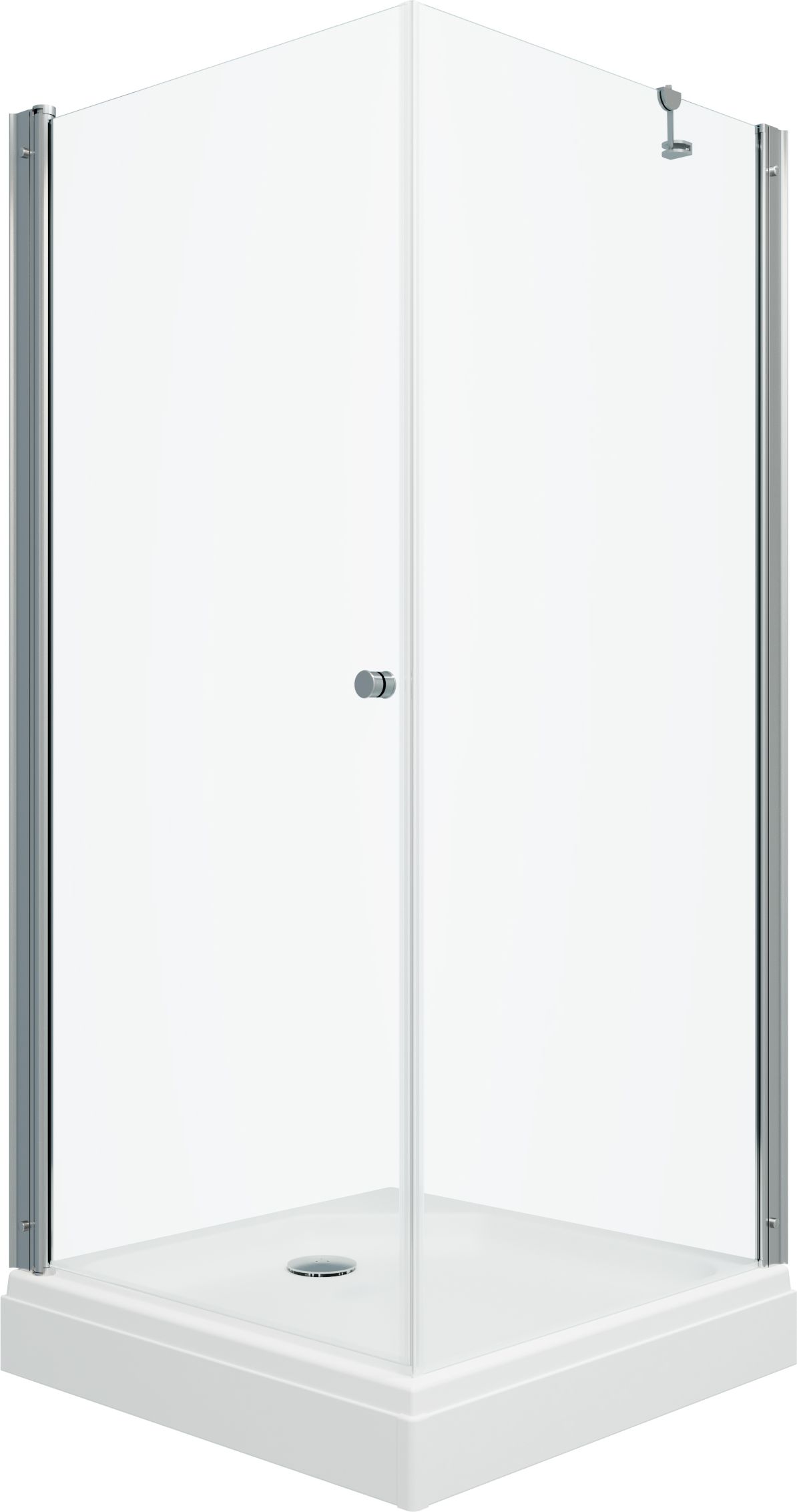 Изображение товара Душевое ограждение Тритон Форта-Хром 90х90 квадрат низкий поддон