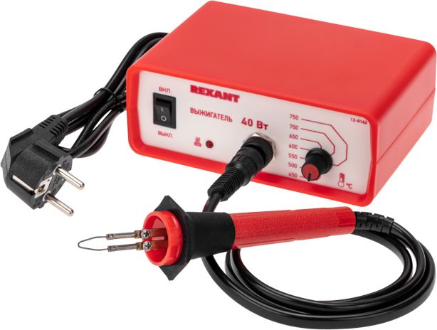 Изображение товара Выжигатель пирограф REXANT 40 Вт с регулятором температуры для дерева и кожи