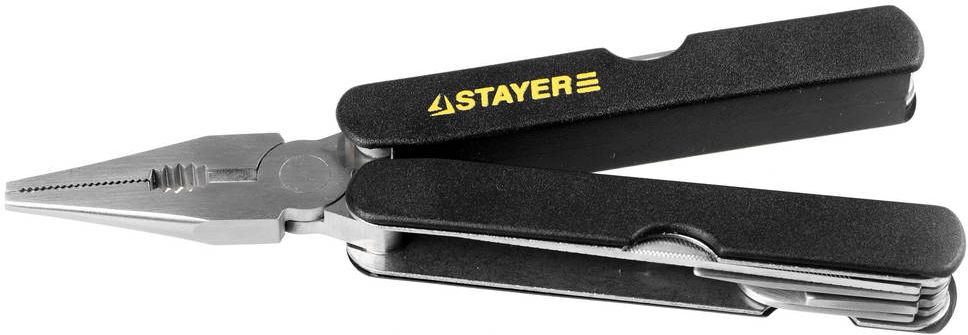 Изображение товара Многофункциональный инструмент STAYER STANDARD 11 в 1 компактный и надежный