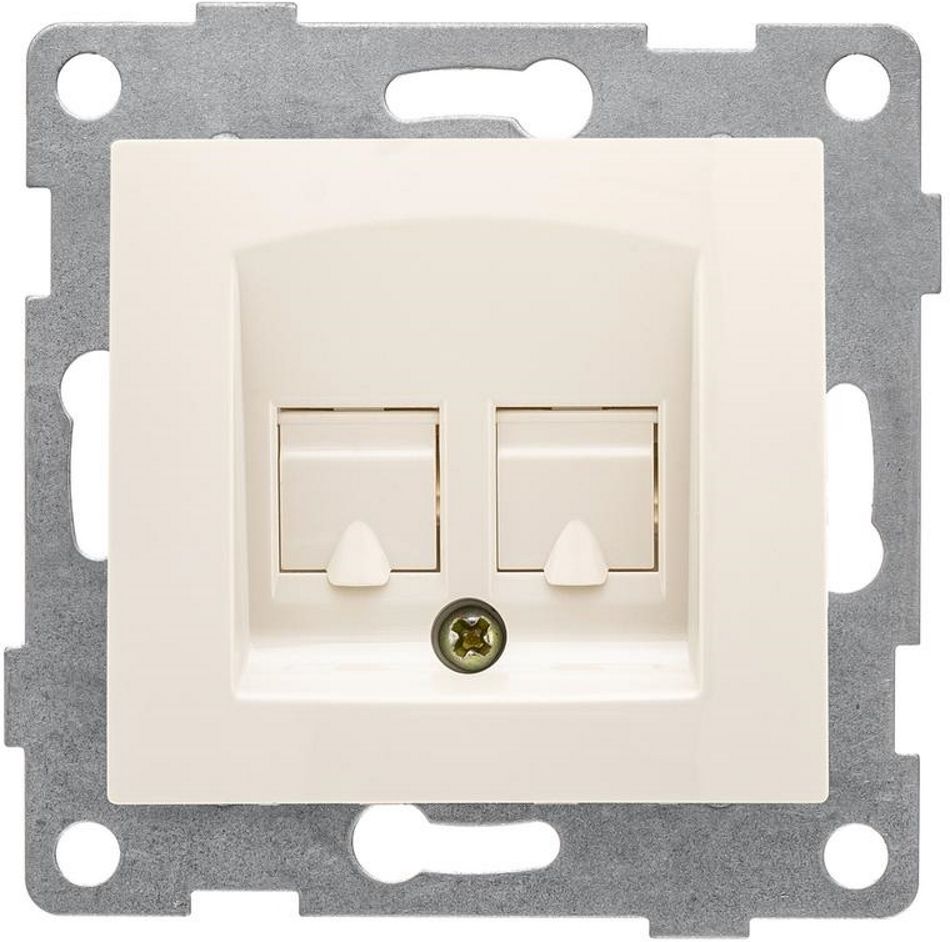 Изображение товара Розетка электрическая GUSI ELECTRIC BRAVO 543236 бежевый