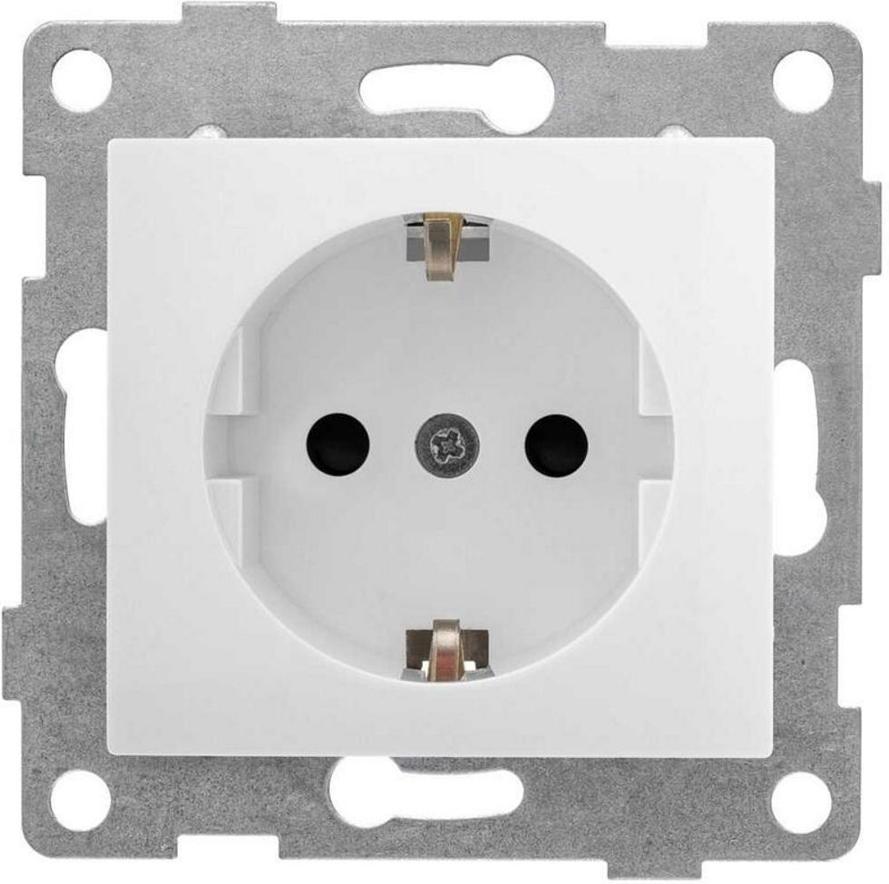 Изображение товара Розетка электрическая GUSI ELECTRIC BRAVO 543207 белый
