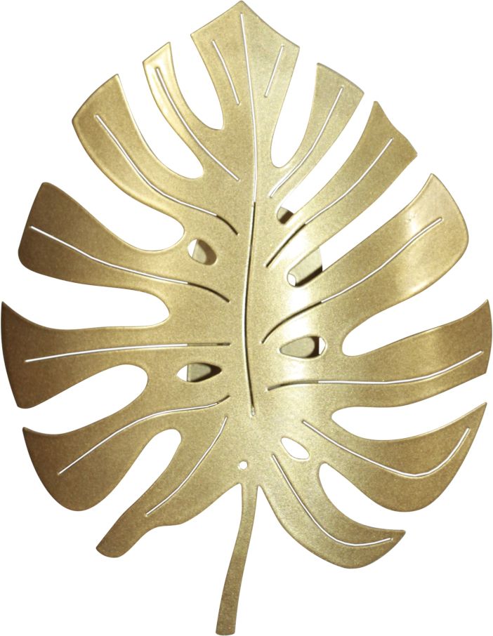 Изображение товара Светильник настенный ЭЛЕТЕХ "Монстера" 512 золото 330 х 275 НББ 01-60-174 Е14 