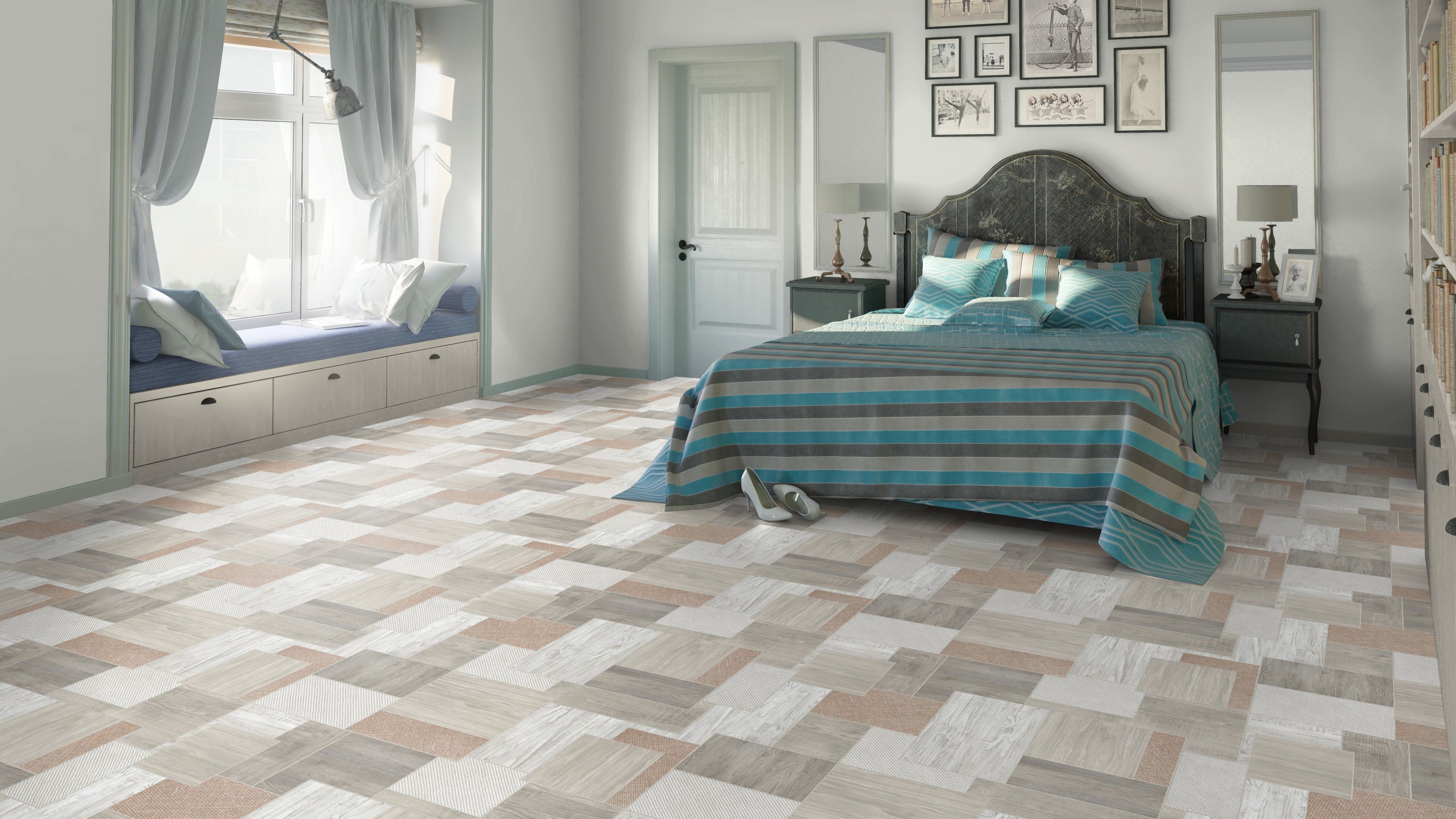 Изображение товара Линолеум Tarkett CAPRICE Серый 3,5 м шириной бытовой из ПВХ