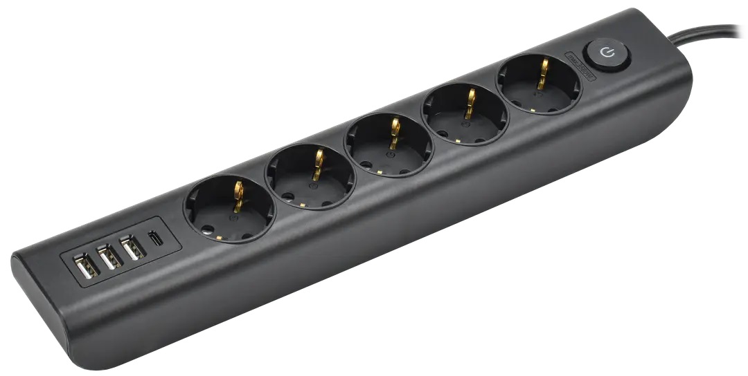 Изображение товара Удлинитель MODERN У05В 2м с USB-портами от IEK