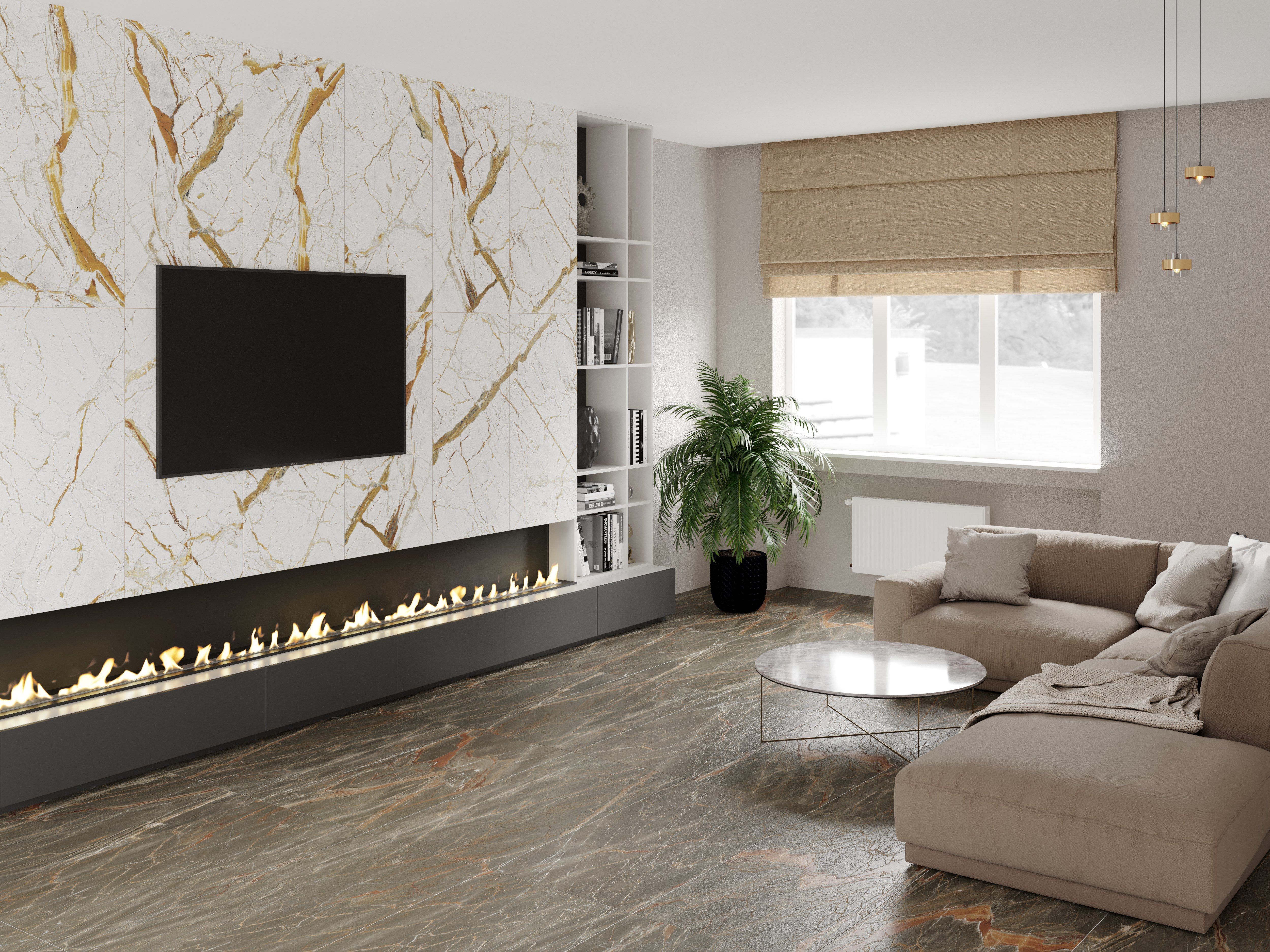 Изображение товара Керамогранит Axima Bari белая 60x120 см для внутренней отделки