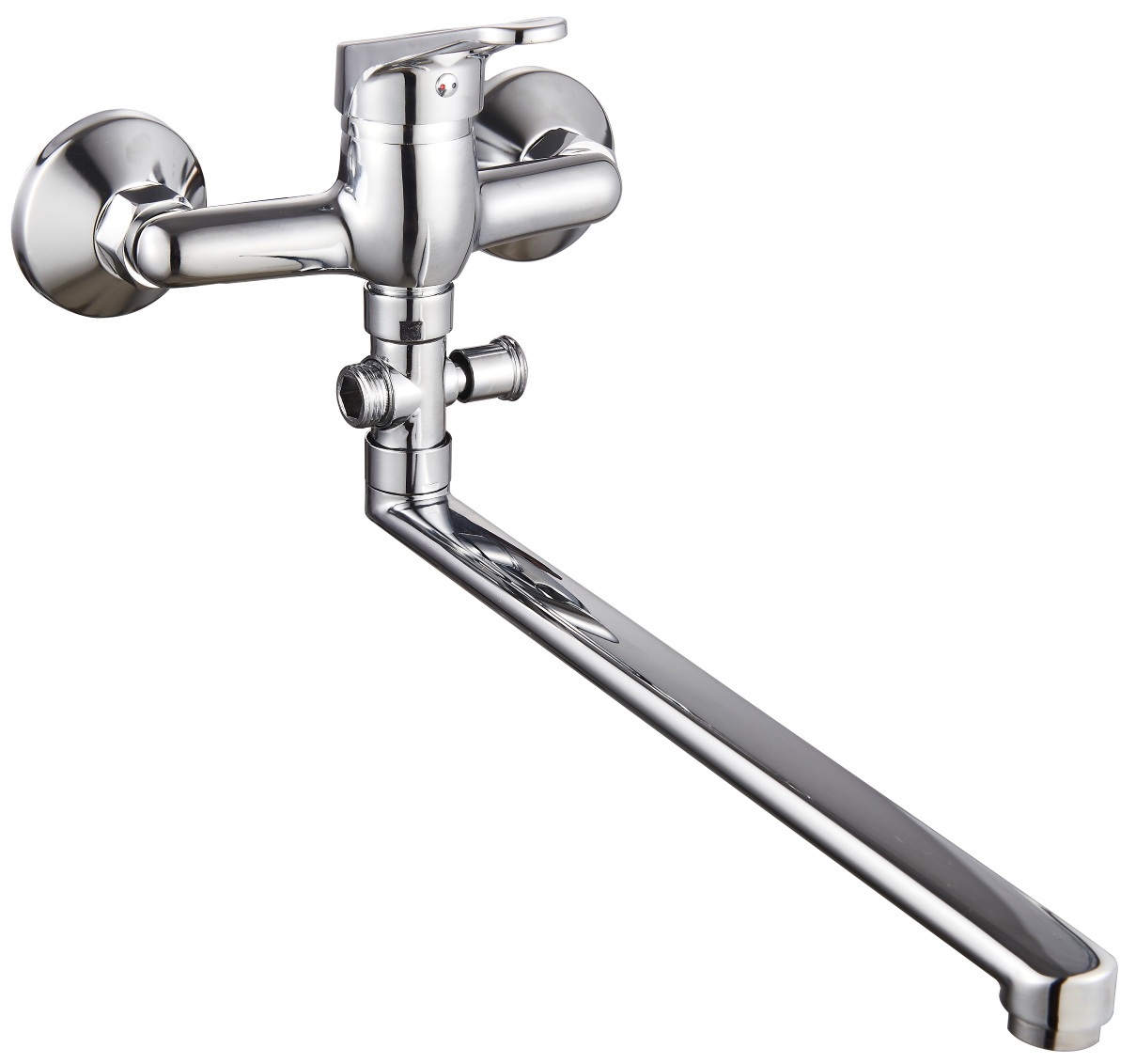 СмесительдляванныиумывальникаECOхром,однорычажный,d-35