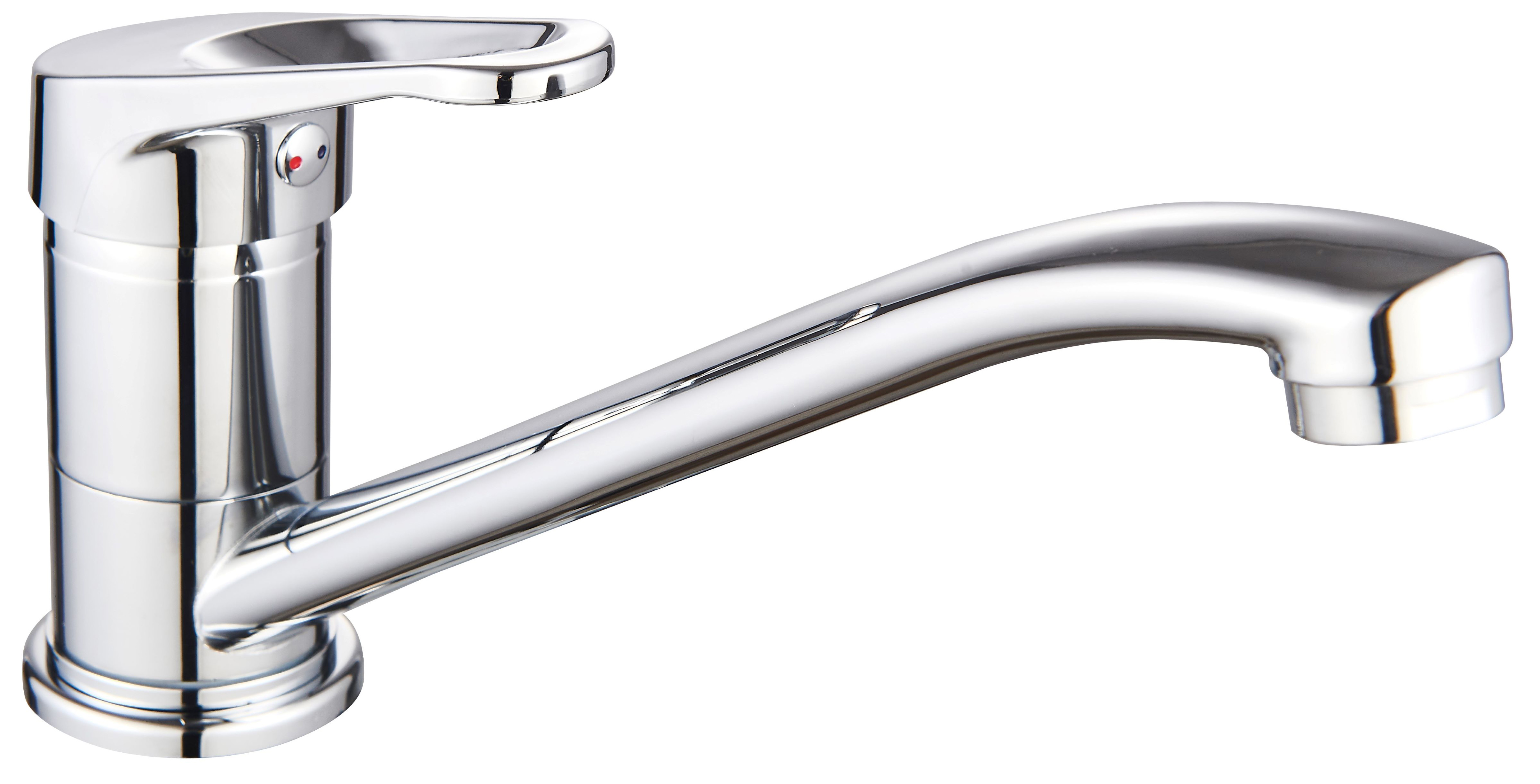 Изображение товара Смеситель для кухни набортный ECO хром однорычажный d-35 латунь