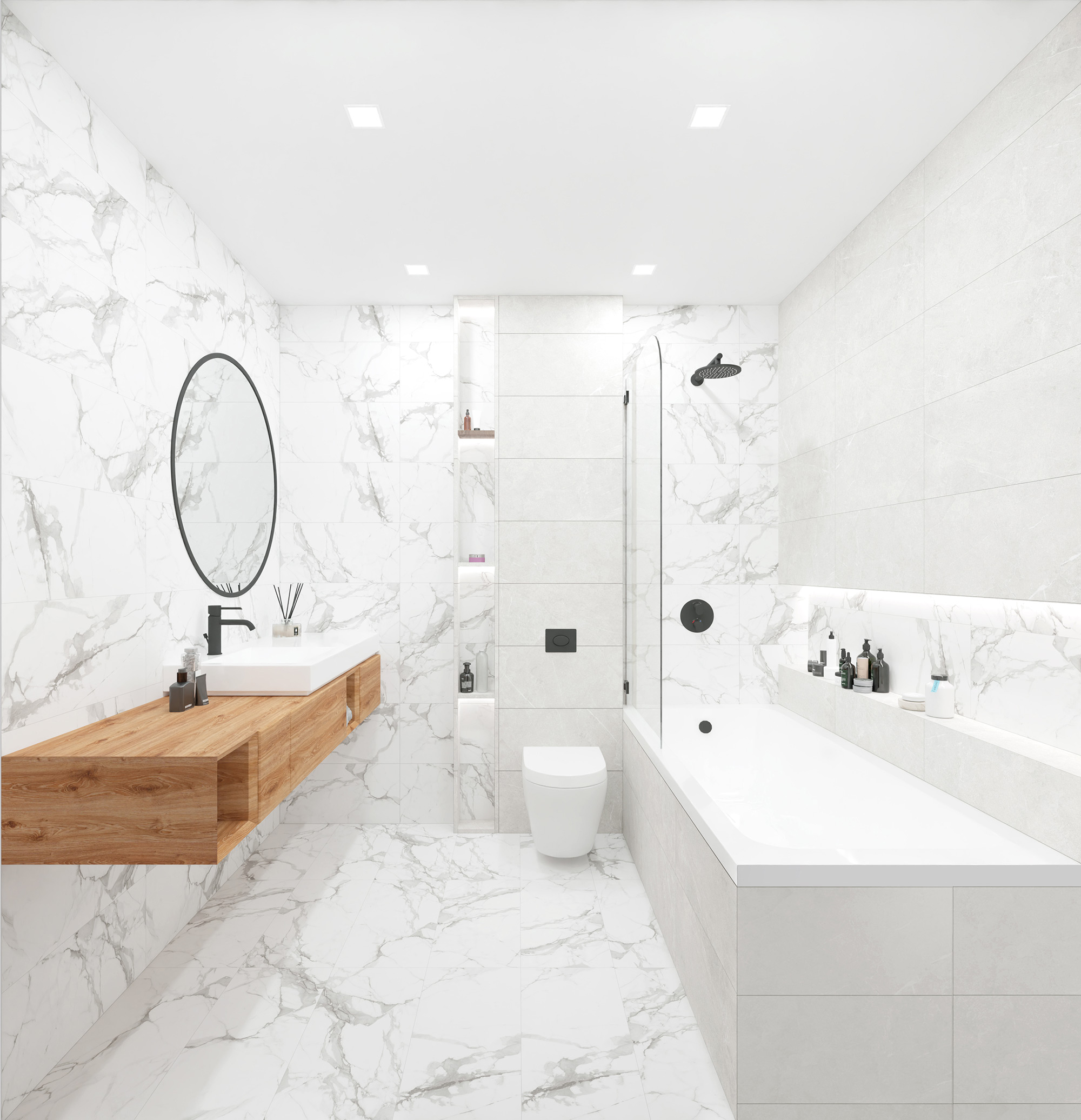 Изображение товара Керамогранит Global Tile Victory белый 30X60 см 1,44 м² для ванной комнаты