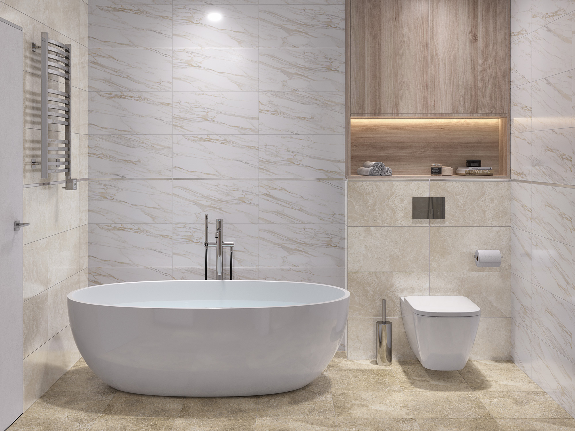 Изображение товара Плитка керамическая Global Tile Surprise белая 30x60 см для стен и интерьера