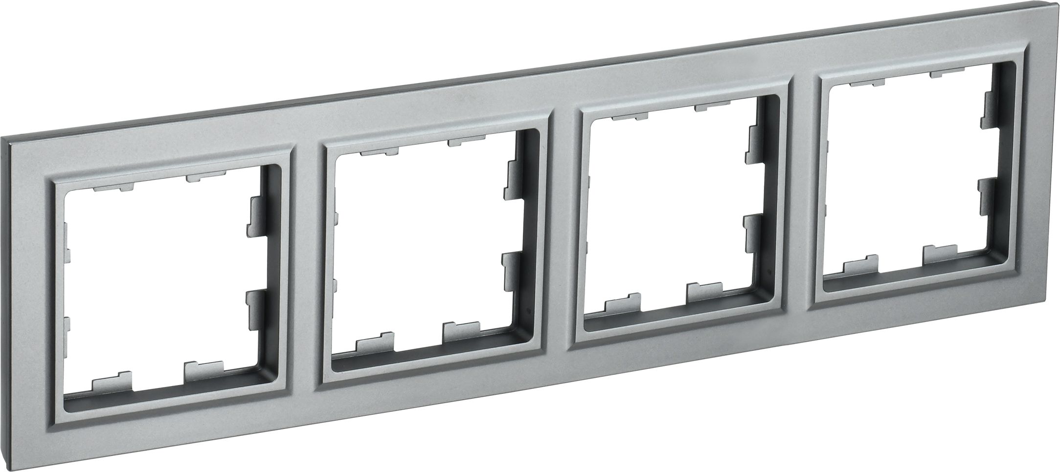 Изображение товара Рамка 4 поста IEK BRITE сталь для Электроустановок