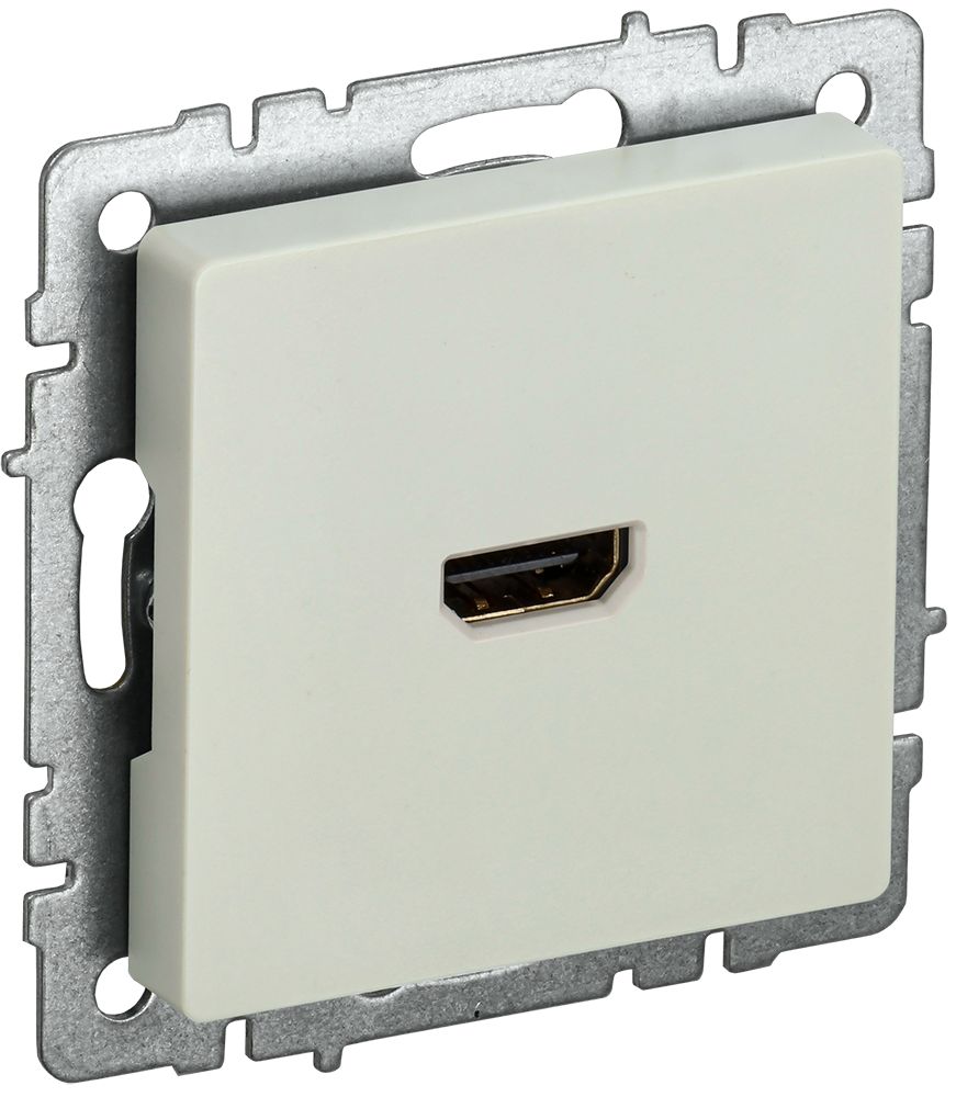 Изображение товара Розетка HDMI 1 пост IEK BRITE бежевый