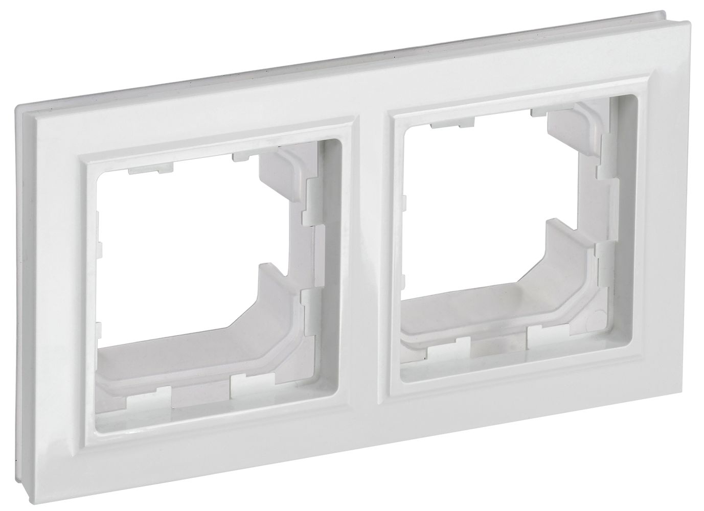 Изображение товара Рамка 2 поста IEK BRITE BR-M22-44-K01 белый
