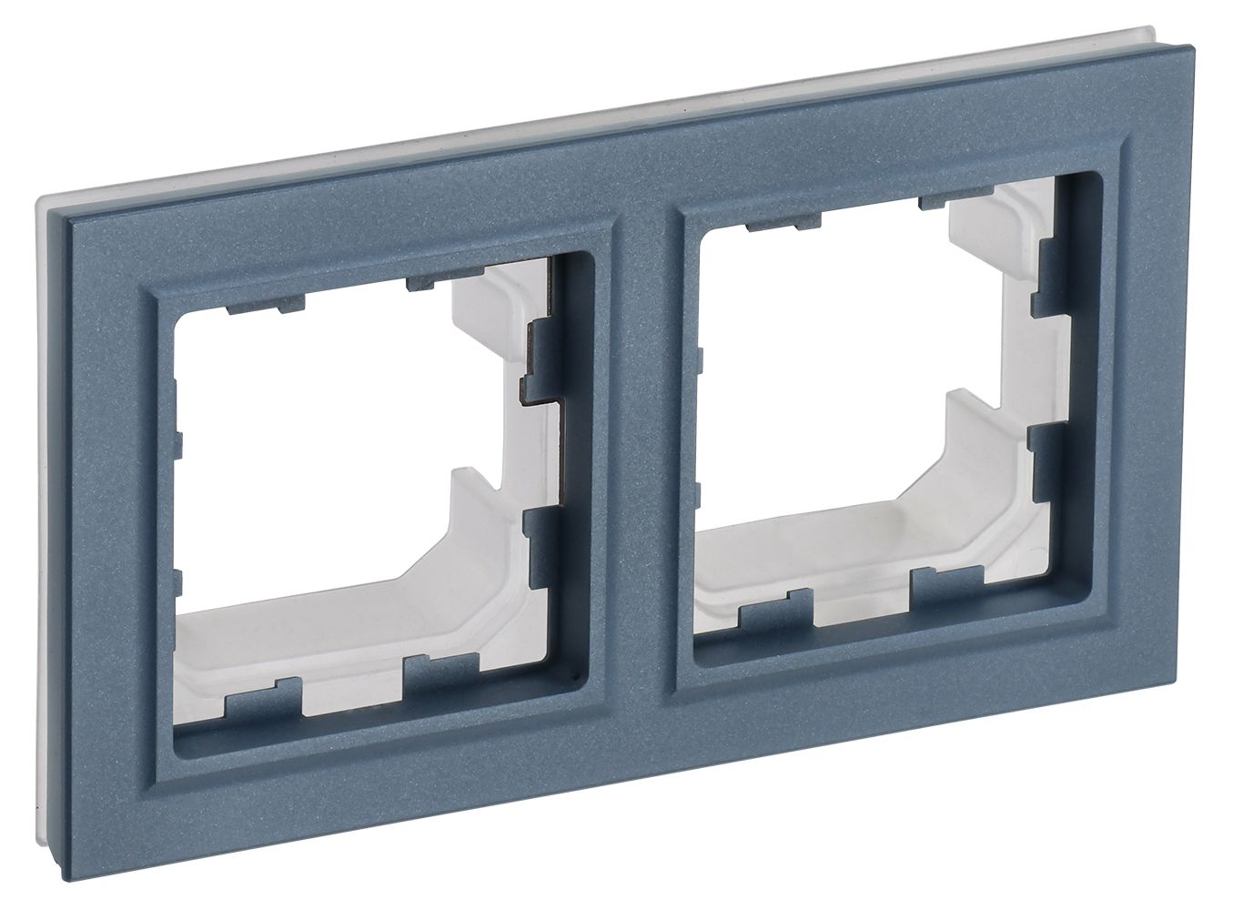 Изображение товара Рамка 2 поста IEK BRITE BR-M22-44-K35 маренго пластик монтаж IP 20