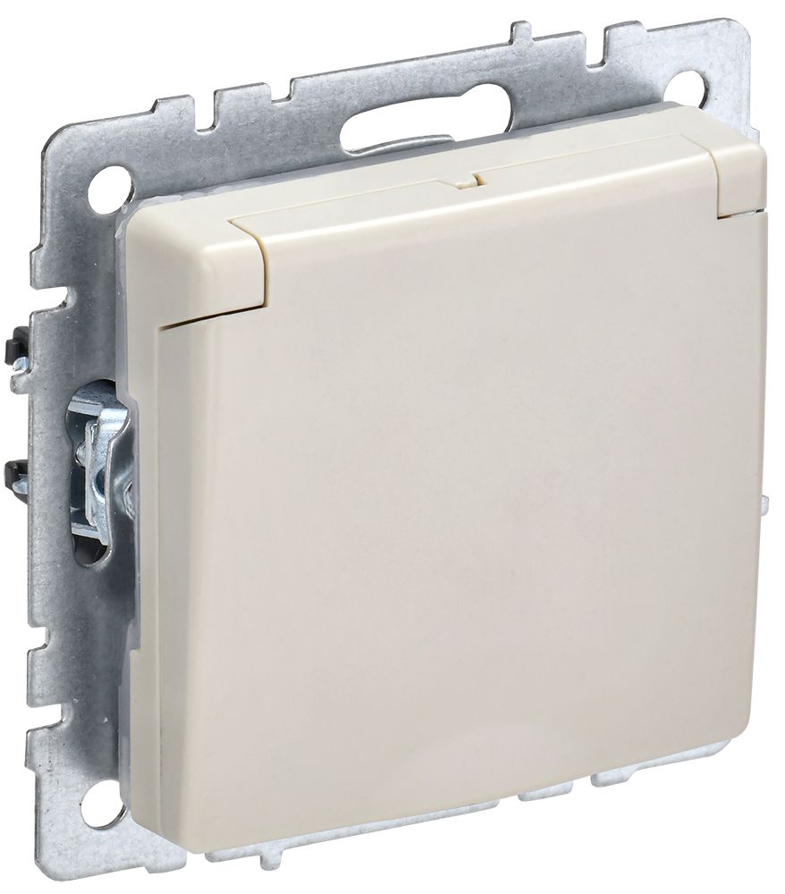 Изображение товара Розетка электрическая IEK BRITE BR-R16-16-K10 бежевый