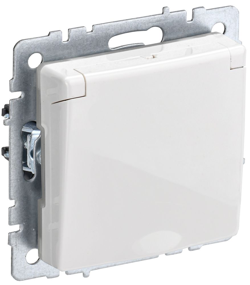 Изображение товара Розетка электрическая IEK BRITE BR-R16-16-K01 белый