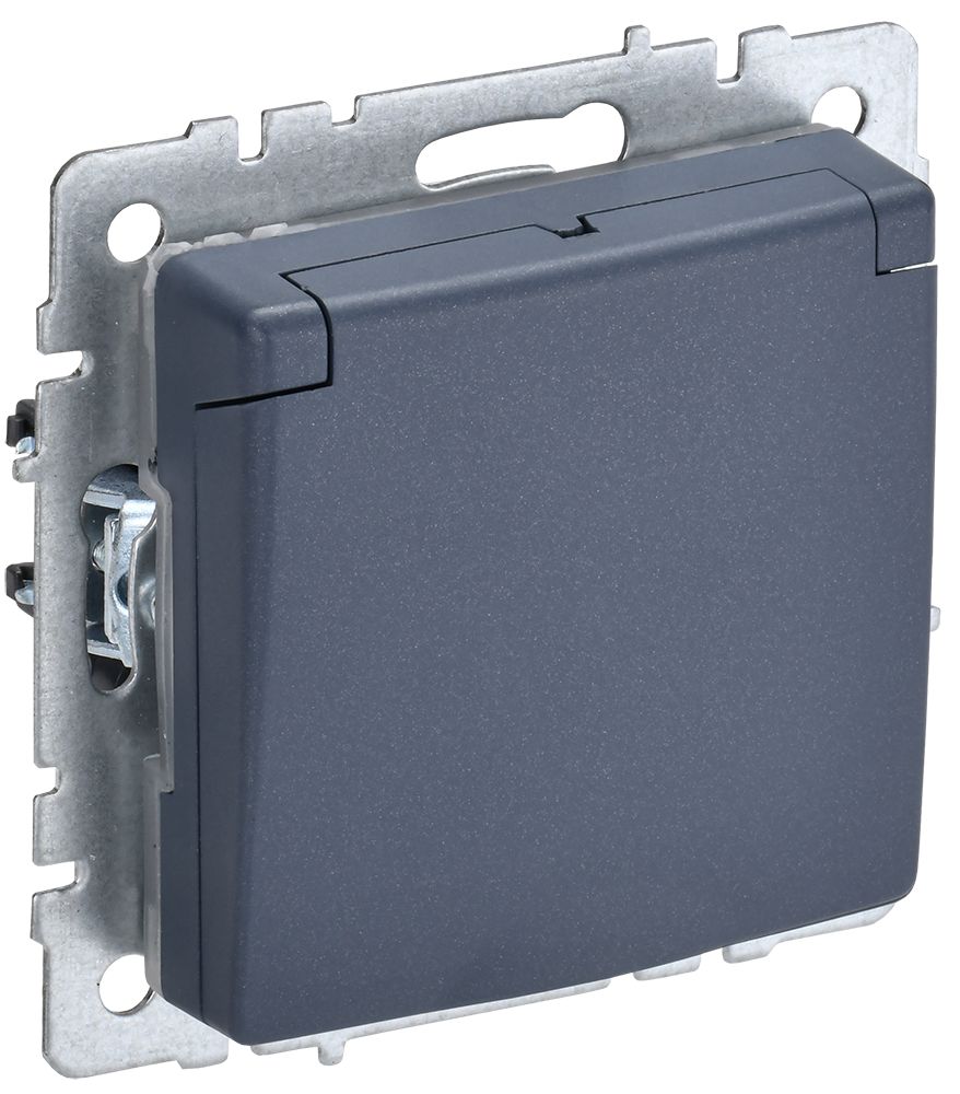 Изображение товара Розетка электрическая IEK BRITE BR-R16-16-44-K35 маренго