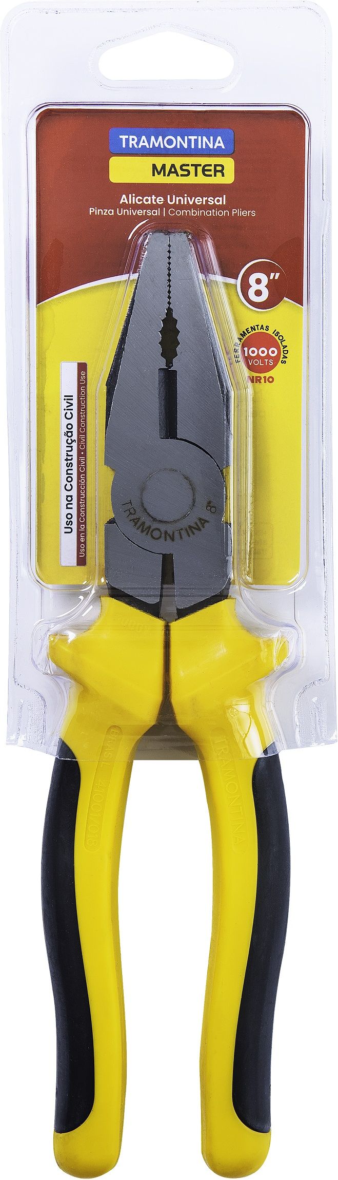 Изображение товара Плоскогубцы комбинированные 200 мм, с изоляцией 1000 В