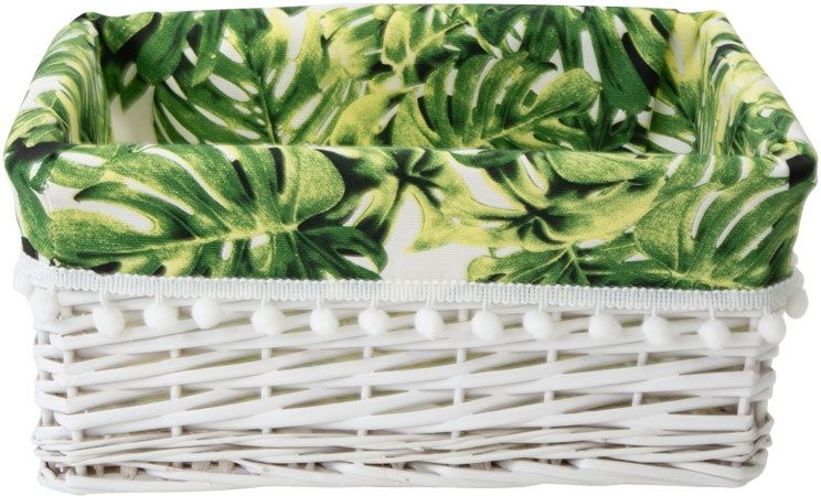 Изображение товара Корзина стеллажная Tropics белая для хранения
