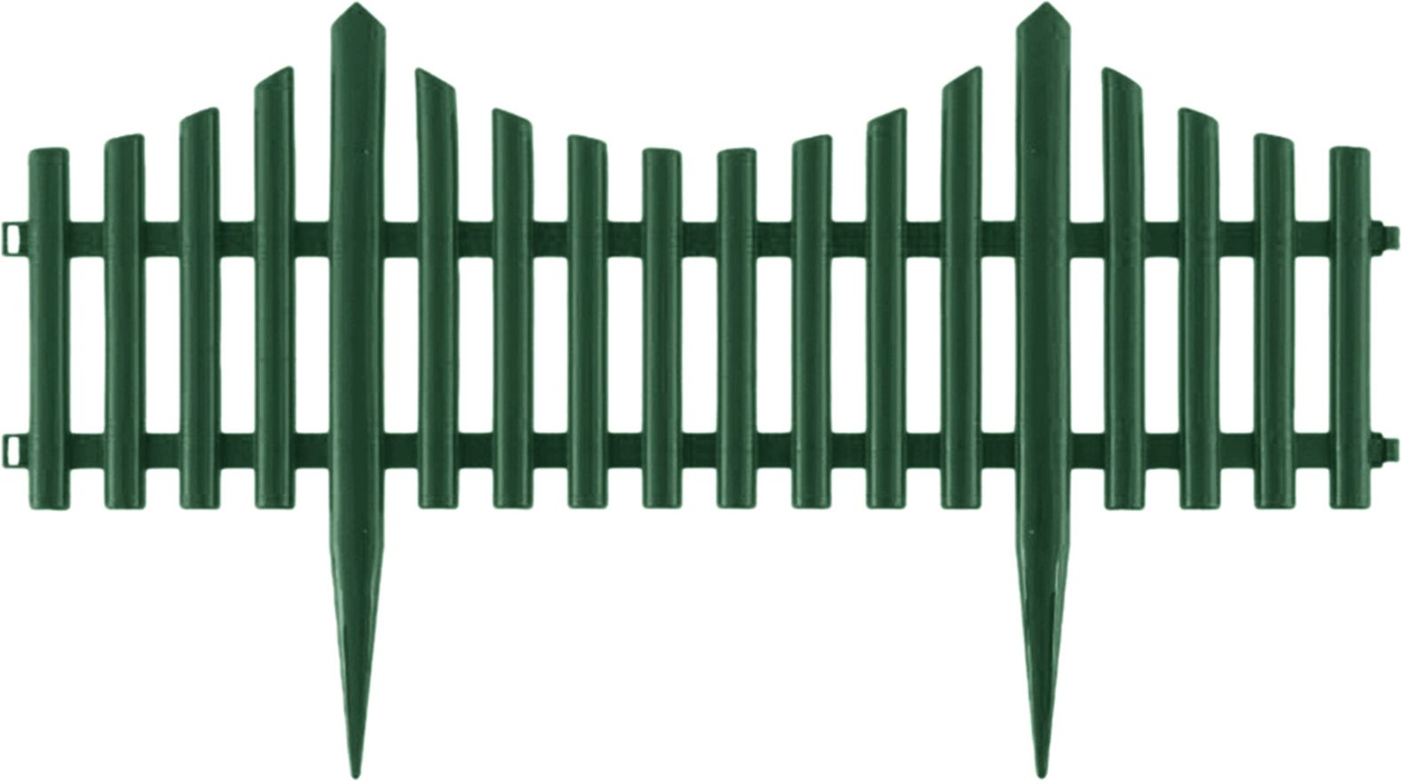 Изображение товара Ограждение садовое Дачная Мозаика Модерн 10607 темно-зеленый 300х1,2х33,5 см.