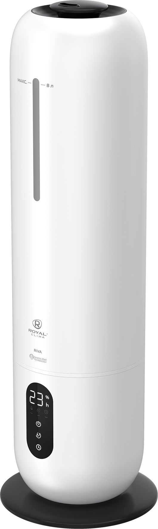 Изображение товара Ультразвуковой увлажнитель воздуха ROYAL Clima RIVA белый 8л управление таймер