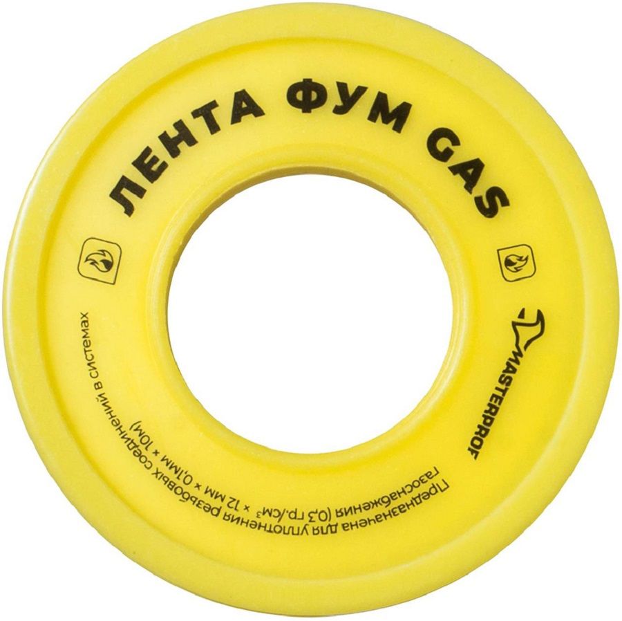 Изображение товара Лента ФУМ GAS 12 мм х 0,1 мм х 10 м