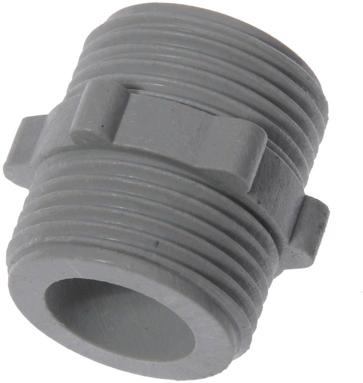 Изображение товара Ниппель (бочонок) 3/4" н/н пластмассовый, MP-У