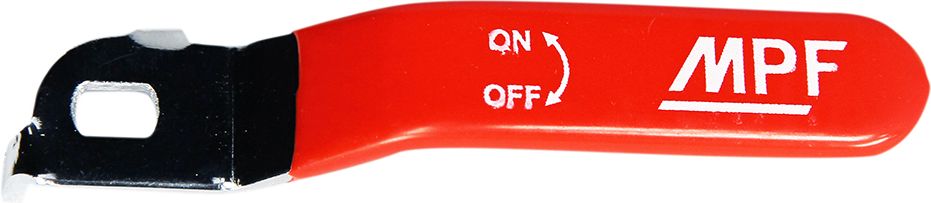 Ручкадлиннаяусиленная,длякрана,1/2"-3/4",прорезиненнаяКРАСНАЯ,MP