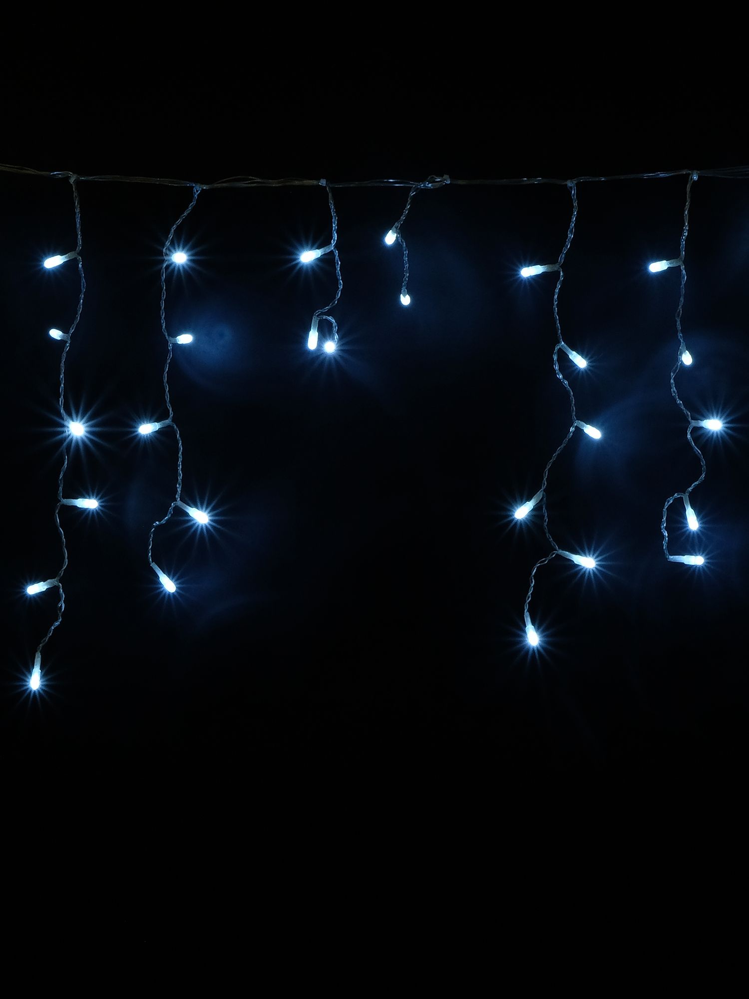 Изображение товара Гирлянда внешняя бахрома SH LIGHTS 80 LED белый 2 м для улицы