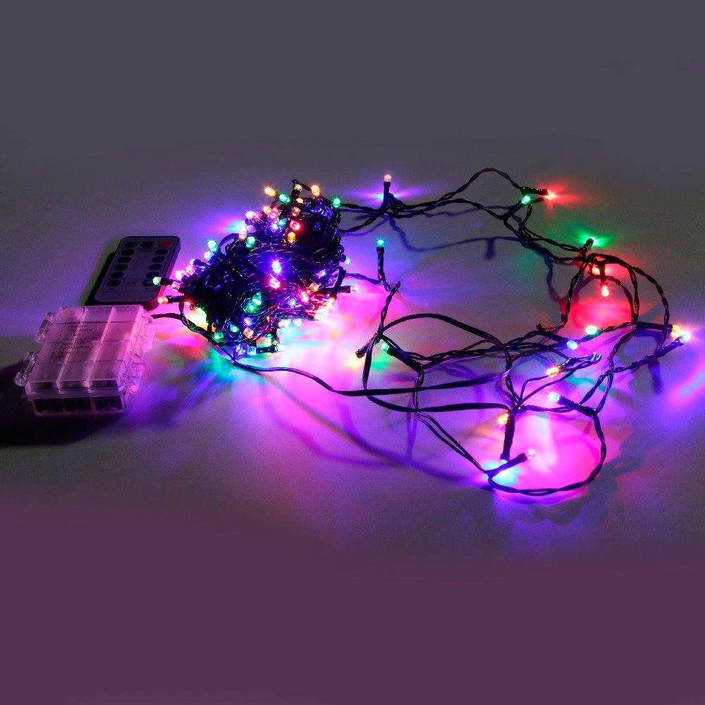 Изображение товара Гирлянда внутренняя нить SH LIGHTS 80 LED многоцветный 8 м для интерьера