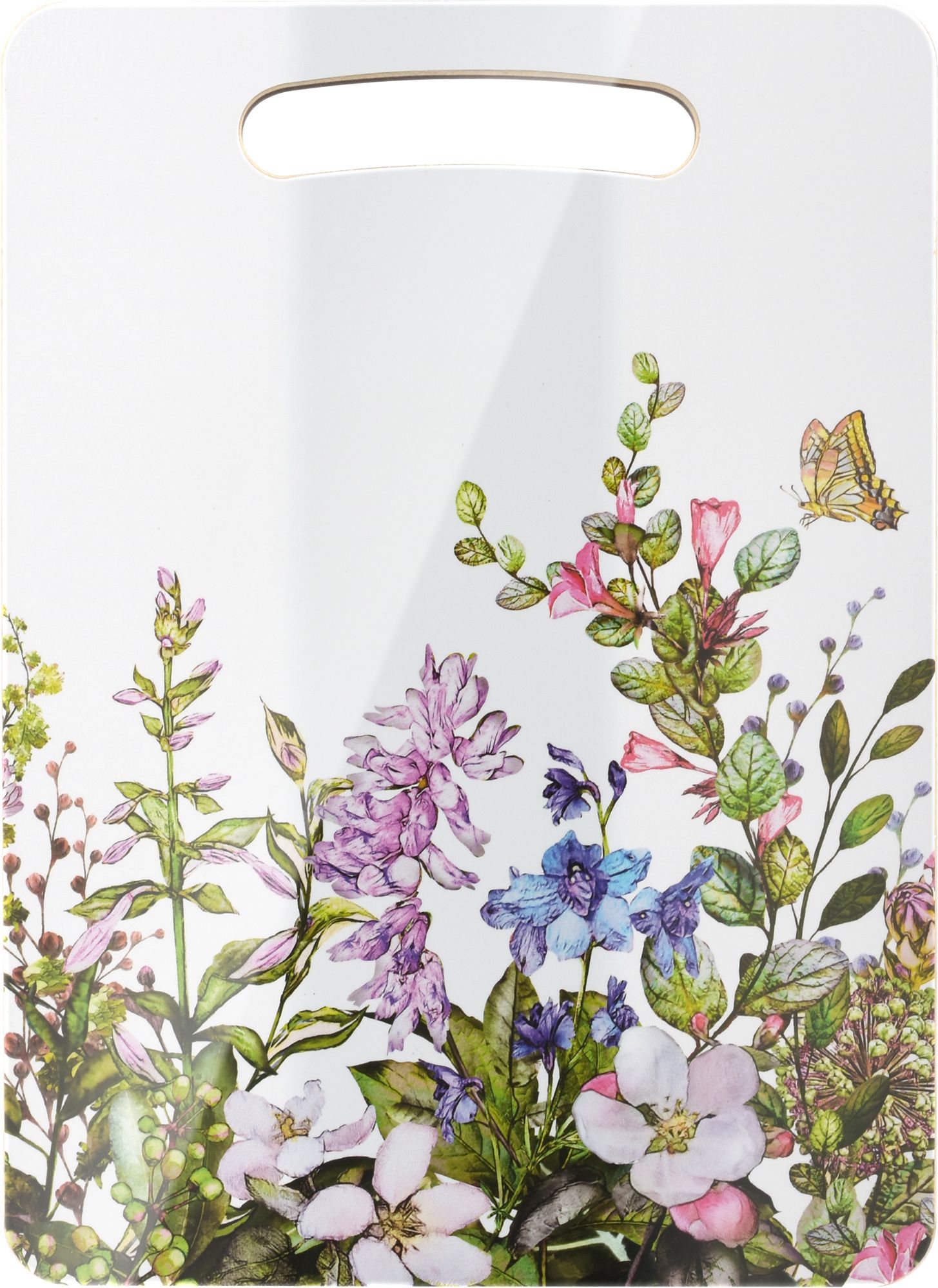 Изображение товара Доска разделочная деревянная MARMITON Цветы 29x21x0,6 см